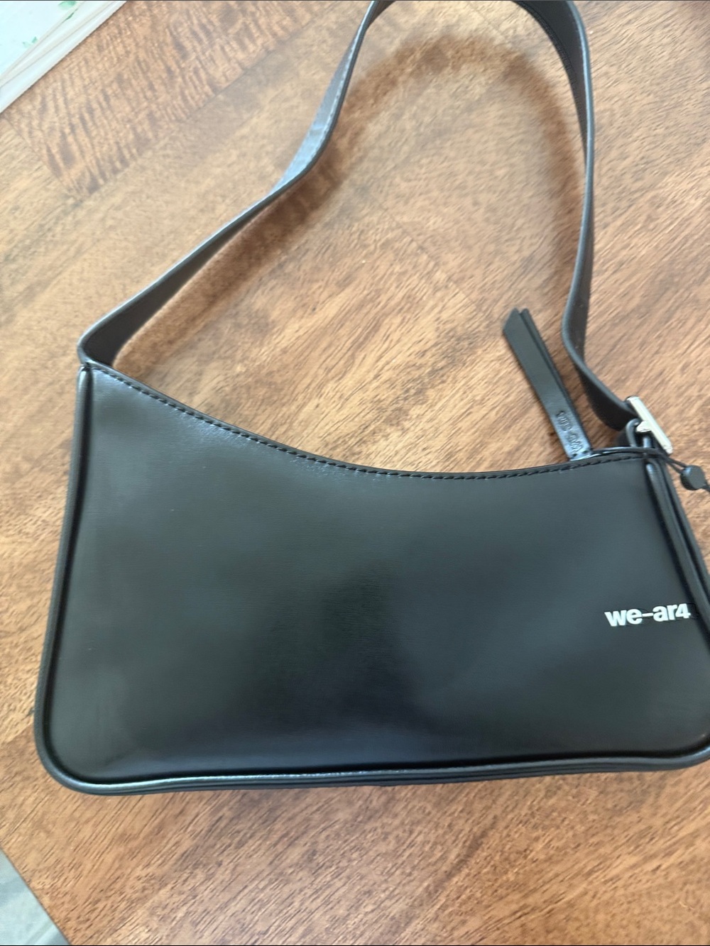 We Ar4 Black Shoulder Bag - Sleek Women's Shoulder Handbag